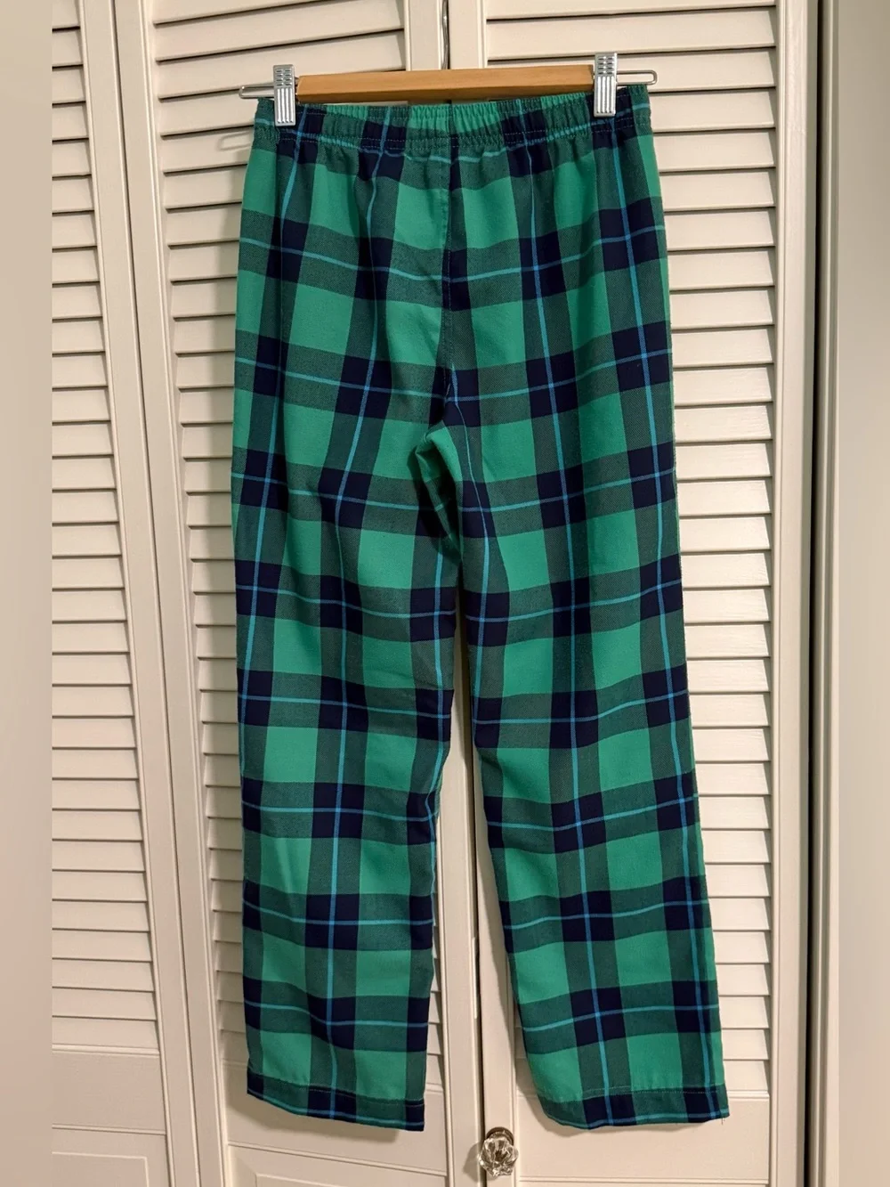 Primary Plaid Flannel Pajama Set